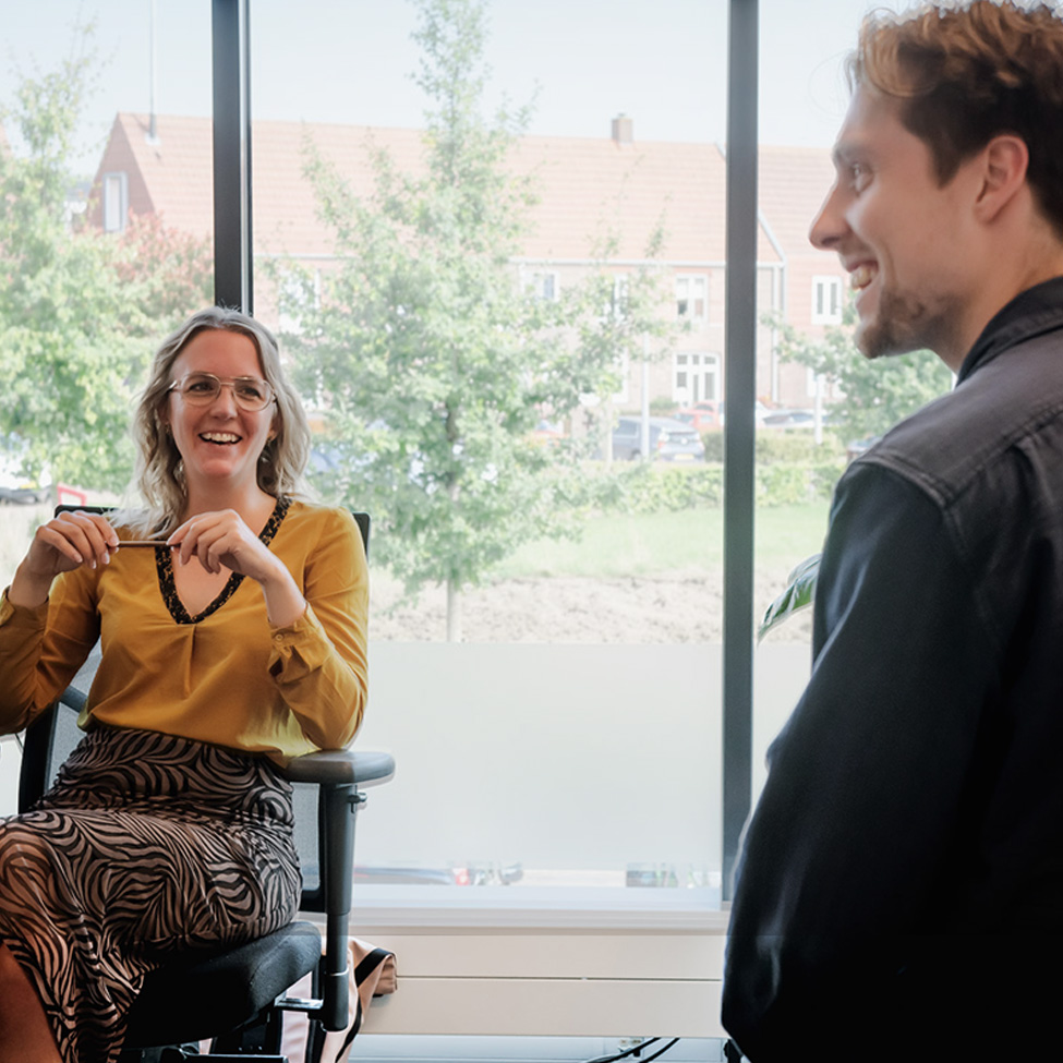 Op kantoor bij Enserve