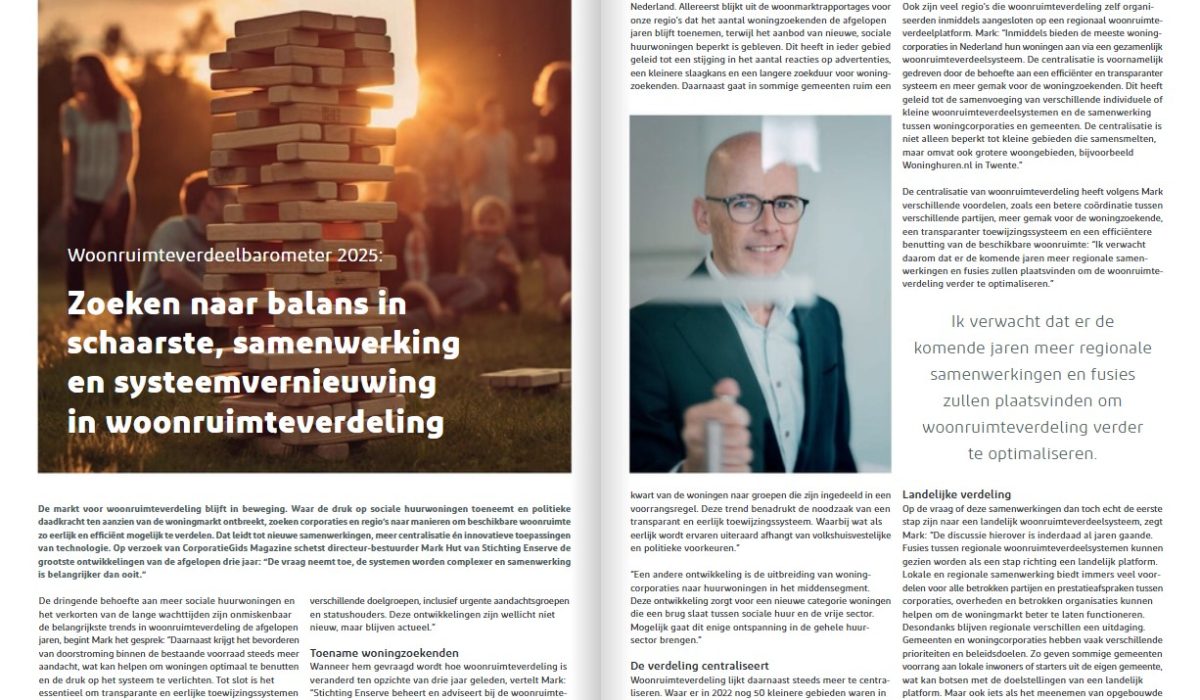 Transparantie en samenwerking in een krappe woningmarkt